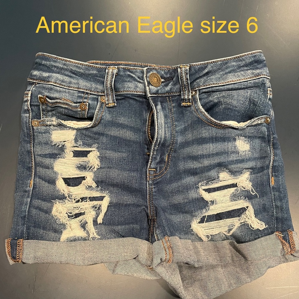 American Eagle MIDI Jean Shorts
